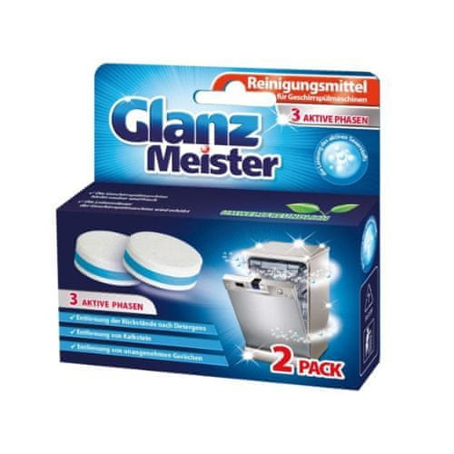 Waschkönig Glanz Meister čistič umývačky v tabletách 2ks